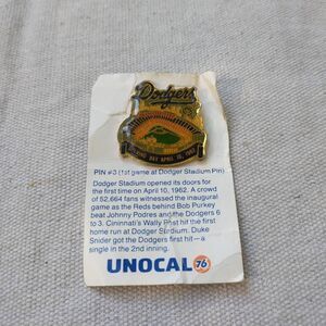 Unocal 76 3 of 6 Dodgers Stadium Opening Day Commemorative limited collectible b
